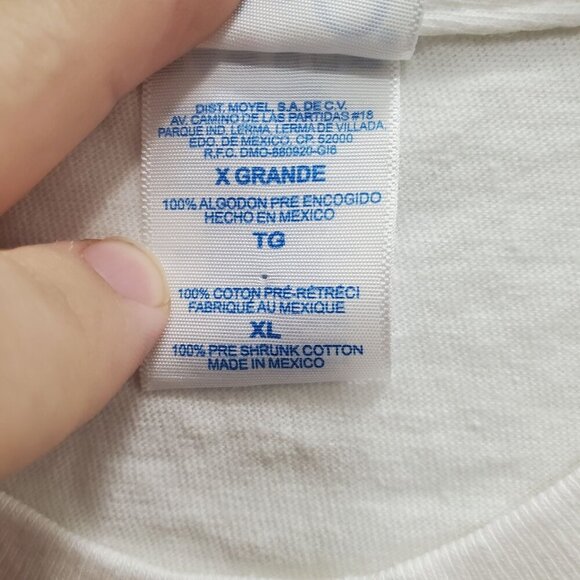 M&O Knits Heavyweight Vintage White Moon Pie It's A Southern Thing SS Tee Sz XL - Picture 4 of 6